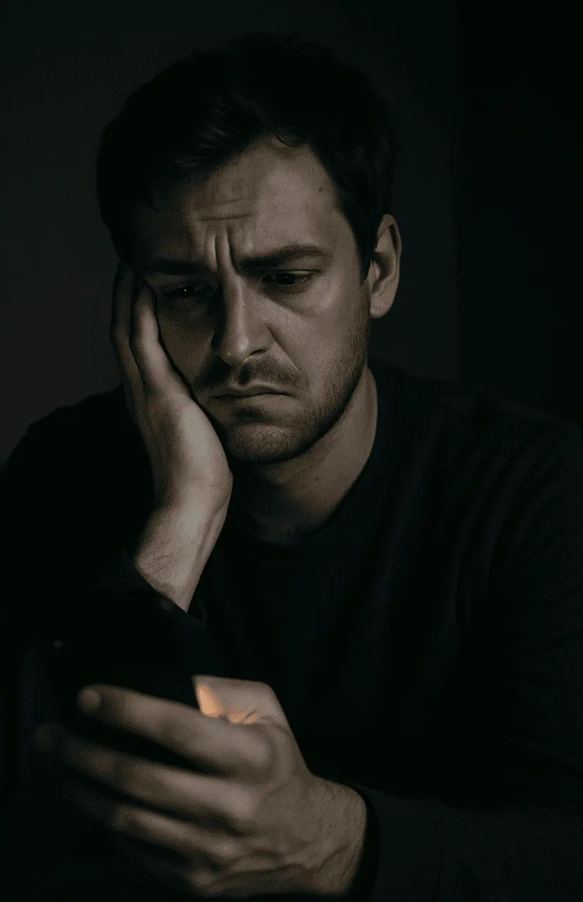 Sad face illustration